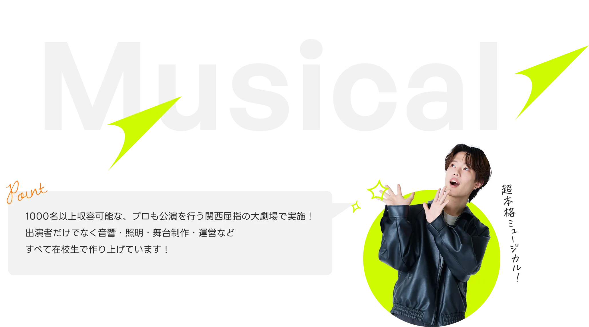 滋慶学園COMグループ社会貢献ミュージカル